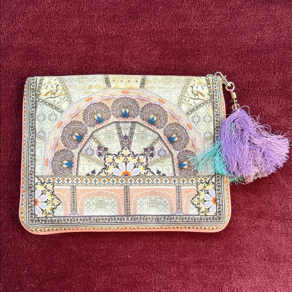 Camilla Mama Bakshi Small Canvas Clutch - Luxury Australian Brand